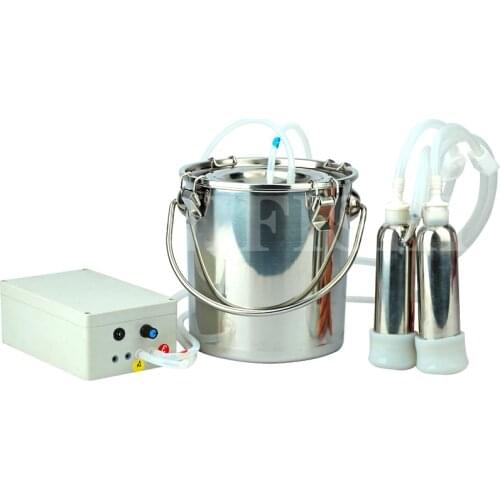 5L milking machine, cow milk pump for sheep, electric pulse milker, goat milk extractor, stainless steel cow milk pump 220V