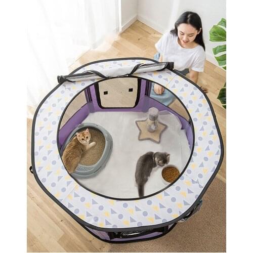 Cat and dog delivery room pet pregnancy delivery room folding closed tent dog universal breeding box cat kennel, dog kennel pet