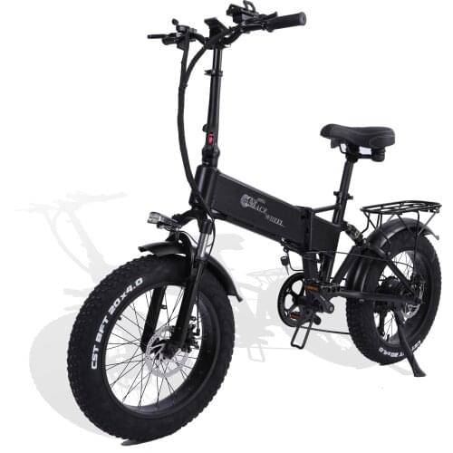 EU Stock) RX20 48v 750w Powerful Electric Bike Mens Ebike Folding Fat Tires Electric Bicycle Hydraulic Shock Absorption