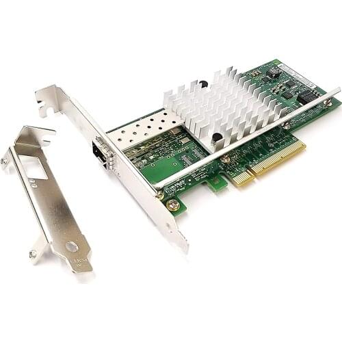 FANMI X520-DA1 10GBase PCI Express x8 82599 EN Chip Single Port Ethernet Network Adapter E10G41BTDA,SFP not included