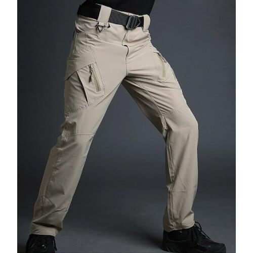 IX9 New Mens Outdoor Quick drying Windproof Water Resistant Climbing Cargo Trousers Trekking Camping Hiking Pants