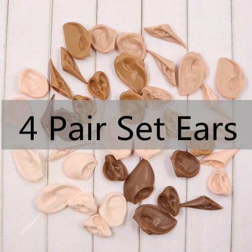 Blyth doll Resin material 5 skin Groove Ears for the 12 inches 1/6 doll ,ICY,Jessi five BJD