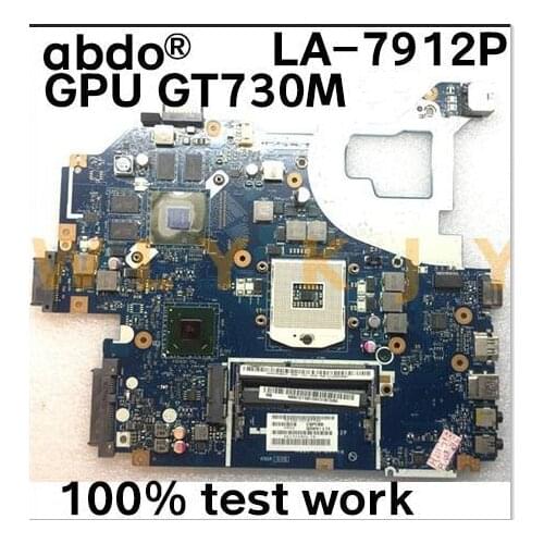 Q5WVH LA-7912P for ACER V3-571 E1-571 V3-531 E1-531 Notebook Motherboard PGA989 HM77 GPU GT730 4G DDR3 100% Test Work