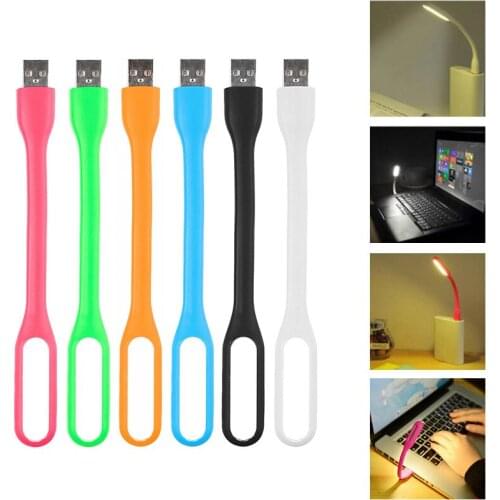 Mini LED USB Book Light Foldable Power Bank Reading Lamp Protect Eye Lights 5V 1.2W Notebook LED Reading Desk Light Portable