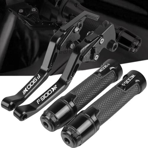 Motorcycle Accessories Adjustable Brake Clutch Levers Grips Handlebar Knobs Hand Handle Grips For BMW F900XR F900 XR 2020-2021