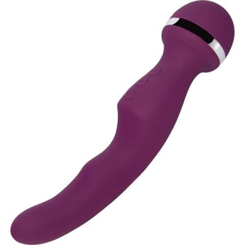Newest 10 Speed Powerful Intelligent Heating Vibrator Dual Magic Wand Vibration Body Massage Vibrators For Women Adult Sex Toys