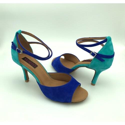 New Comfortable womens latin dance shoes ballroom salsa dancing shoes tango shoes 6237SBS high heel