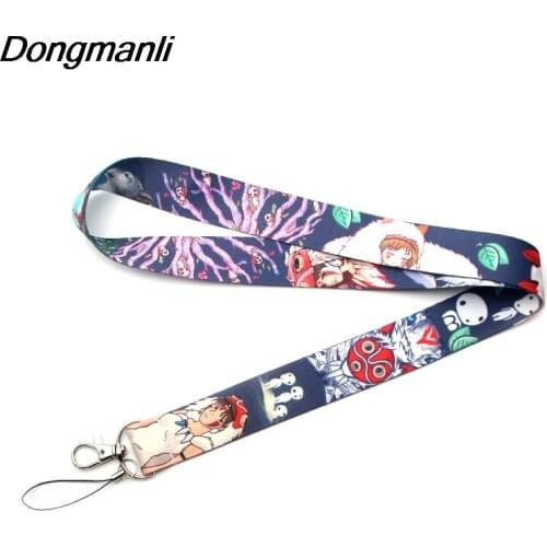 PC154 Cool Girl Lanyards For Keychain ID Card Pass Gym Mobile Phone USB Badge Holder Hang Rope Lariat Lanyard