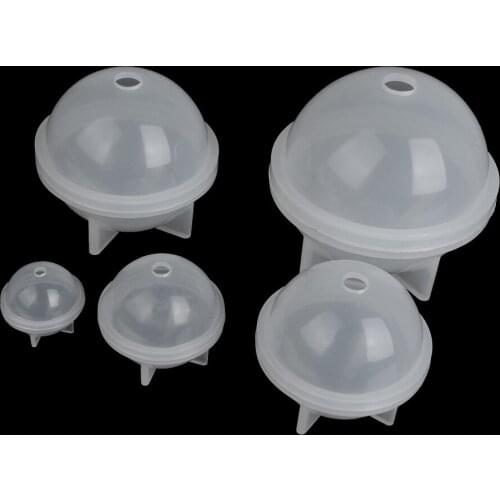 5Sizes Transparent Sphere Mould Silicone Mold Resin DIY Crafts Ball Jewelry Making Mould Ball Pattern Die Home Decor Supplies