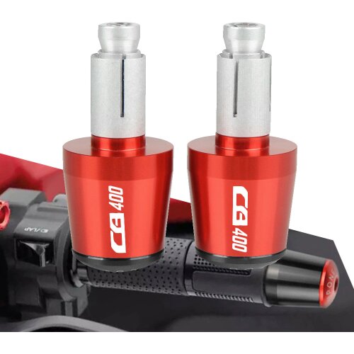 Motorcycle Handle Bar Grips Hand Caps End Plugs Counterweight grip Moto FOR HONDA CB400 CB400VTEC CB400SF 1992 1993 1994-1998