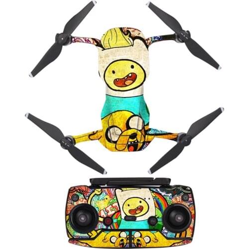 Cool Graffiti Style Decal Skin Sticker For DJI Mavic Air Drone + Remote Controller + 3 Batteries Protection Film Cover A0287