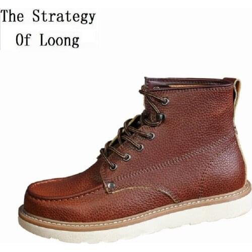 The Strategy Of Loong Men's Work Shoes