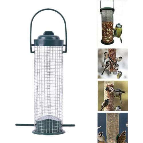 1PCS Bird Feeder Park Bird Supplies Pet Products Bird Wild Outdoor Garden Hanging Ports Seed Plastic Feeder Drop shipping
