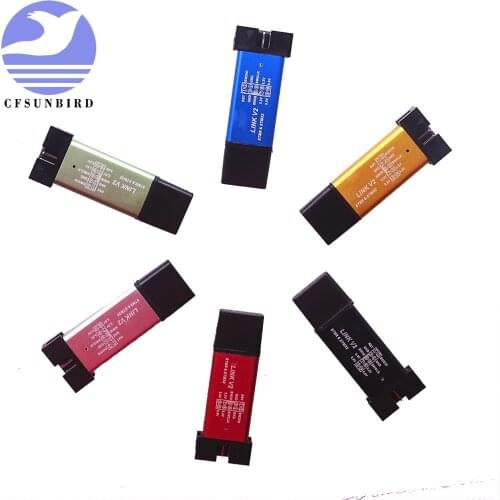 1PCS ST LINK Stlink ST-Link V2 Mini STM8 STM32 Simulator Download Programmer Programming With Cover