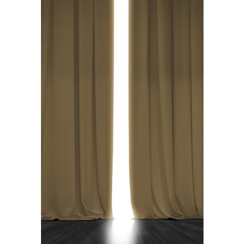 Asper Blackout Light Waterproof Backdrop Curtain V-763 Mustard Pilesiz Ekstraforlu Blackout Sun Visor