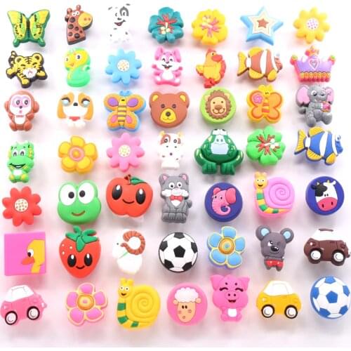 One piece Soft Cartoon Handle Kids knob Modern Hardware cabinet drawer handle children furniture knob