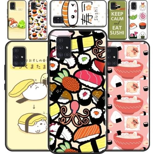 Sushi Maki Rice Kitchen Food Cute Case For Samsung A72 A52 A42 A32 A12 A02 A20 A30 S A40 A50 A70 A21S A20e A11 A31 A51 A71