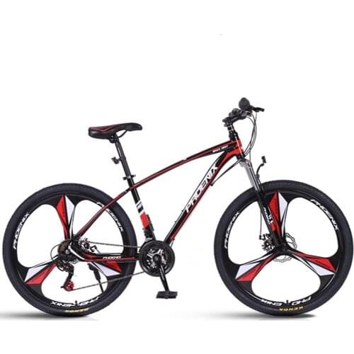 Mountain Bike Men And Women Adult Student Lightweight Variable Speed Off-Road 24-Inch Disc Brake Shock-Absorbing Run Racing