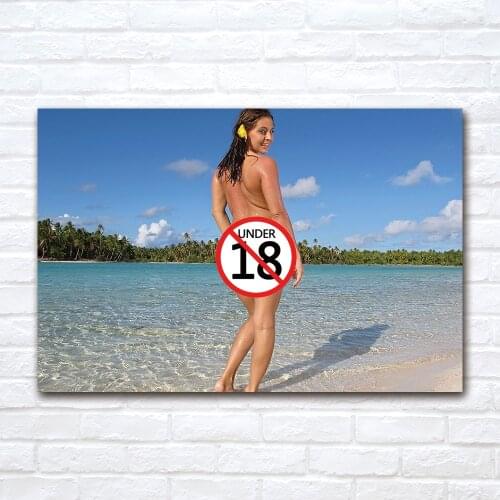 Beautiful Gir Canvas Cloth Fabric Painting Wall Art Pictures Modern Posters And Prints Living Room Corridor Home Decor