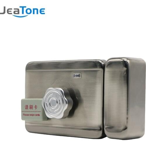Jeatone Electronic Door Lock for Video Intercom Support Video Door Phone Remote Unlock Home Door Access Control Security System