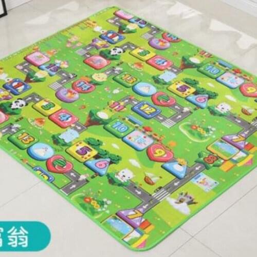 Kid Baby Play Mat Rug Puzzle Carpet Infant Foldable Playmat Early Education Crawling Game Pad Toy 1.00cm thickness