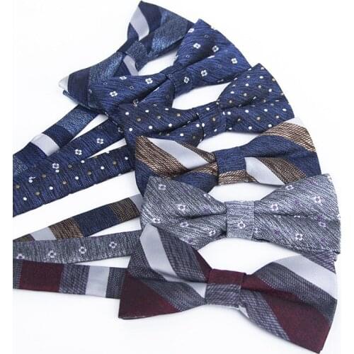Linbaiway Formal Dress Bowties Bowknots Party Wedding Bow Tie for Mens Jacquard Neck Ties Tuxedo Women Cravats Accessories