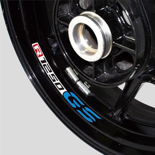 Motorcycle Wheel LOGO Decals Stickers Reflective Waterproof Sticker Decorative For BMW R1250GS R 1250GS r1250gs