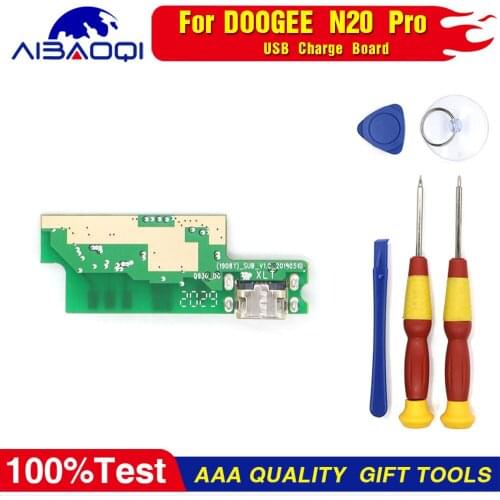 100% New Original Charging Port Board USB Board Micphone Repair Accessories Parts For 6.3 inch DOOGEE N20 Pro Cellphone