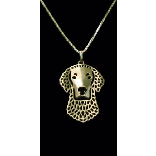 Newest Handmade Curly-Coated Retriever pendant Necklace for women Dog Jewelry Pet Lovers Gift Idea