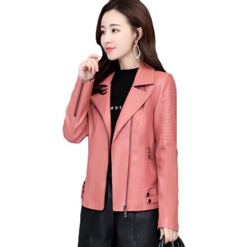 Autumn winter Women Leather Jacket New Plus Size Women Short motorcycle Jackets pilot PU Leather Jackets Overalls Coats 4XL 943