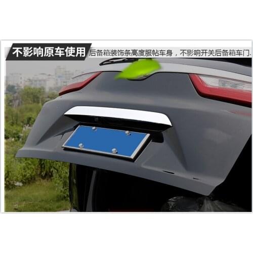 Car Trunk Trim For Honda CRV Tailgate Stainless Steel Decorative Bright Strip, Anti-scratch, Rear Trim 2017+Auto Accessories