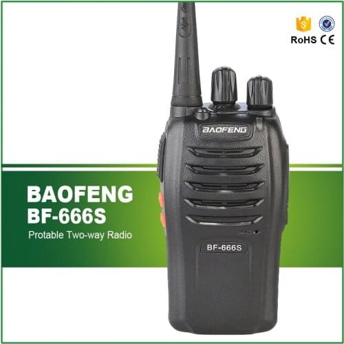 BaoFeng BF-666S Portable Two Way Radio 16Channels FM Transceiver Walkie Talkie Interphone Wireless Communication