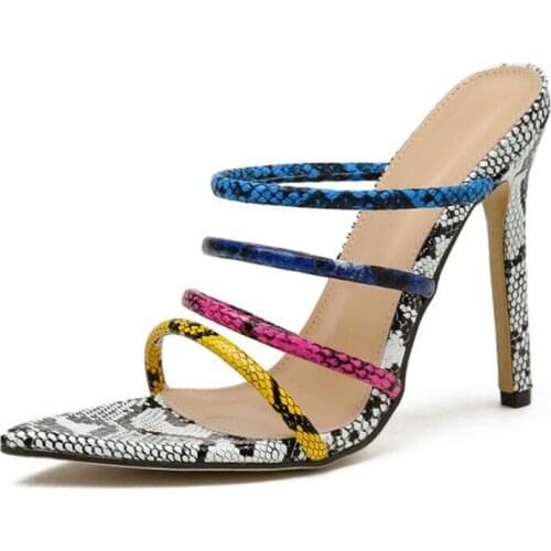 Summer Fashion 12.5CM Serpentine Gladiator Sandals Women Shoes Peep Toe Cover heel High Heels Sandals Party Pumps Size 35-42