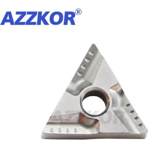 TNGG160404L-VF NTC60 External Turning Tools Inserts AZZKOR NC Center Lathe For Steel Roughing Material Ceramic Carbide Blades
