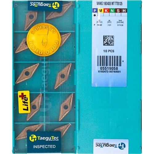 VNMG160408-MT TT8115 100% Original TAEGUTEC carbide insert with the best quality 10pcs/lot free shipping