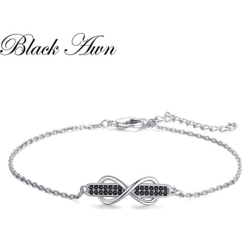 Sodrov 2020 Hot Bow 925 Sterling Silver Charm Bracelet Women Wedding Jewelry S004