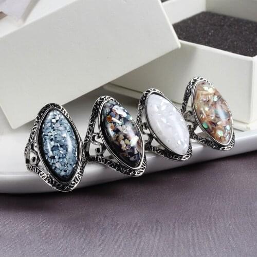 Women Ring Metal Engraving Symphony Shell Ring Classic Nostalgia High Jewelry Gift Banquet Charm Decoration To Wife Anniversary