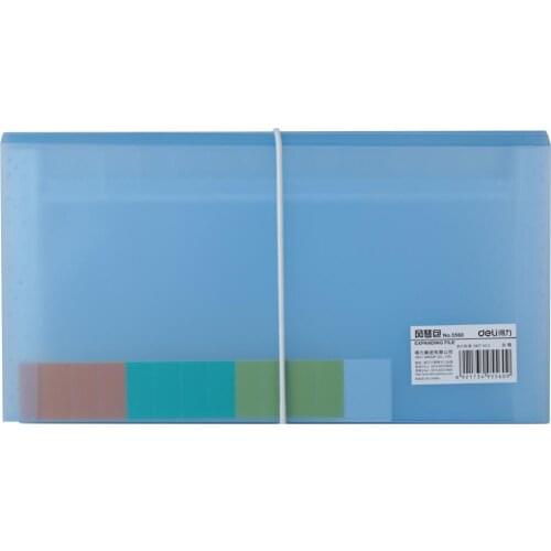 1pcs Deli power 5560 office supplies power bill bag document package travel receipt bag