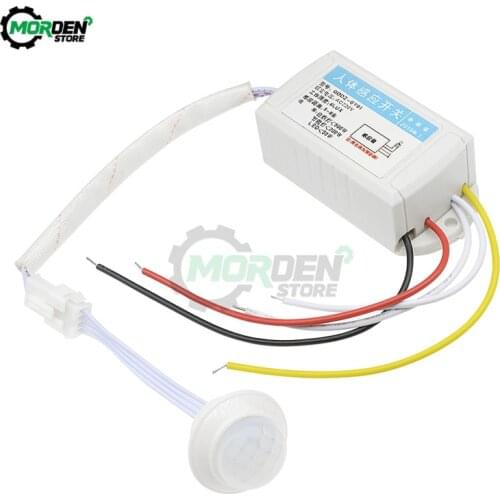 110V 220V Body Motion Sensor Human Body Sensor Switch Automatic IR Infrared Light Lamp Control Switch Module Smart Home