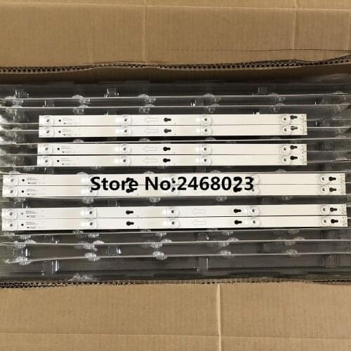 New 5set=40pcs LED Backlight strip for L55P2-UDN TOT-55D2900 JL.D55051330-004ES-M JL.D55041330-004ES-M B55A658U 55U6700C 55D2900