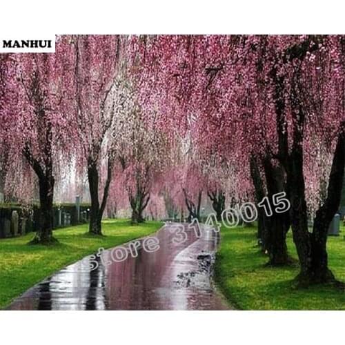 5D Square Diamond Pattern Forest path Diamond Embroidery Diy Needlework Diamond Painting Cross Stitch Full Rhinestones BCD062