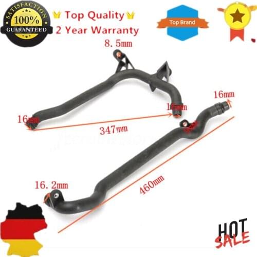 AP03 New 2 pcs WATER + ENGINE HEATER INLET COOLANT PIPE Set 11531705210 11537502525 For BMW E36 E39 E46 X3 X5 Z3 Z4