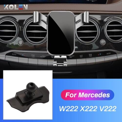 Car Mobile Phone Holder For Mercedes Benz S Class W222 X222 V222 Special Mount Gravity Stand GPS Air Vent Navigation Bracket