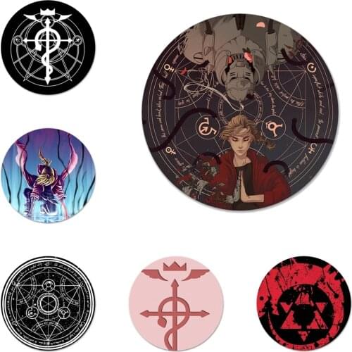 FullMetal Alchemist Anime Badge Brooch Pin Accessories For Clothes Backpack Decoration gift