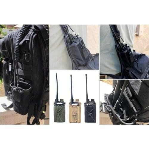 Walkie Talkie Pouch Radio Holder Pocket Interphone Storage Case