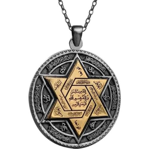 Star of David Solomon Necklace Women Accessory Solid 925 Sterling Silver Made in Turkey Women For Gifts