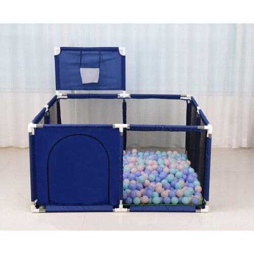 Baby Playpen Kids Pool Balls Newborn Baby Fence Square Playpen for Baby Pool Children Safety Barrier Playground 128*128cm