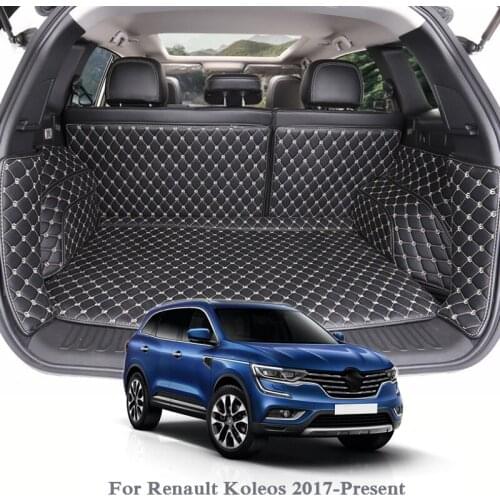 For Renault Koleos 2017-Present Car Boot Mat Rear Trunk Liner Cargo Floor Carpet Tray Protector Internal Accessories Mats