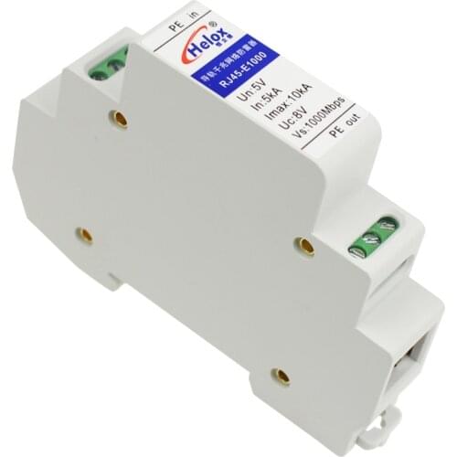 Guideway Gigabit Network Lightning Protection Device 1000M Network Signal Arrester Surge Protector