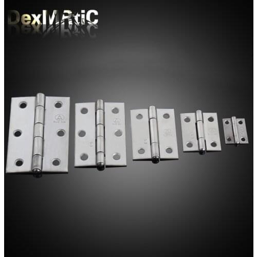 Furniture Hinges 25*19mm, 38*30mm, 50*38mm, 62*42mm, 75*50mm Antique Wooden Gift Box Hinge Stainless Steel Hinge Industrial
